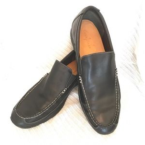 Cole Haan Nike Air Slip-On Leather Loafer Shoes
